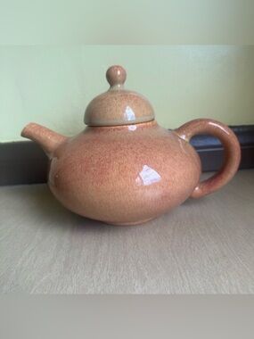 Franciscan El Patio 1940s Teapot Golden Glow Pottery Teapot Ceramic Good Vintage